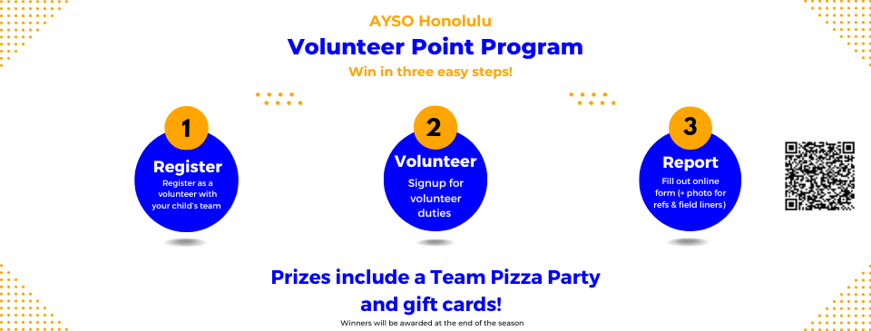 **NEW** Volunteer Point Program